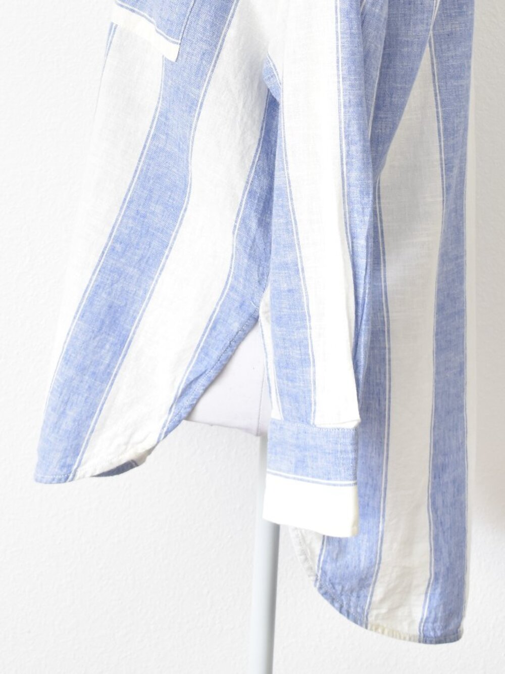 Maeve Anthropologie Bennet Linen Button Front Stripe Top - S - Picture 3 of 10